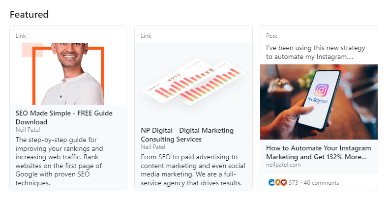 featured linkedin work