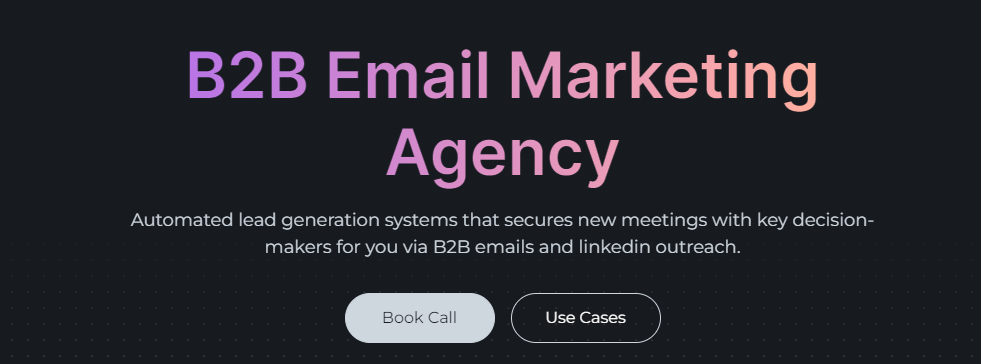 B2B Email Marketing Agency