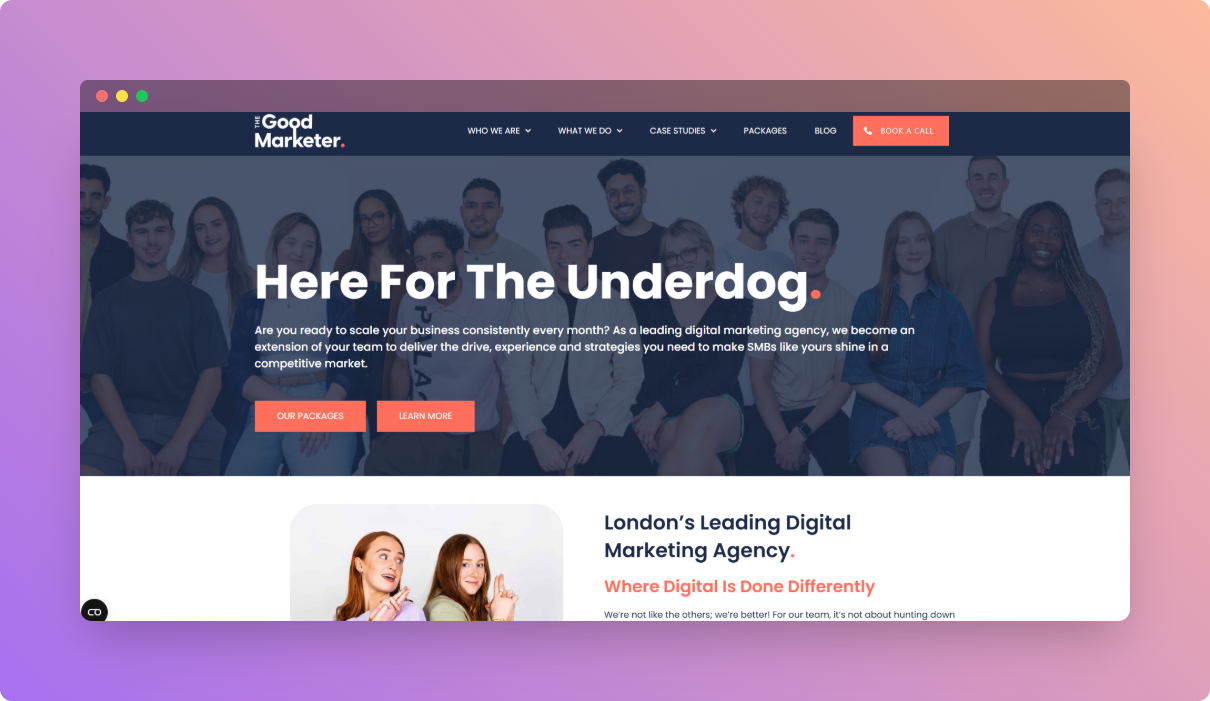 The good marketer website